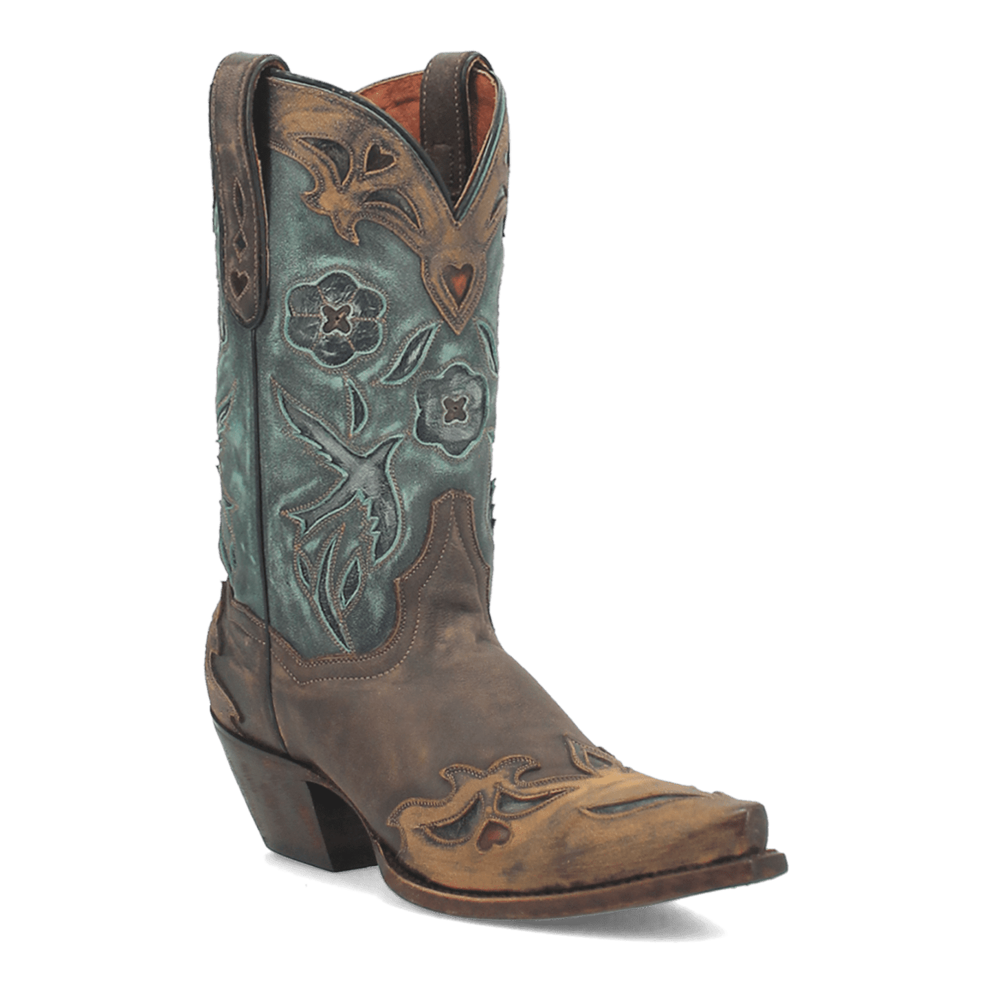 VINTAGE BLUEBIRD LEATHER BOOT