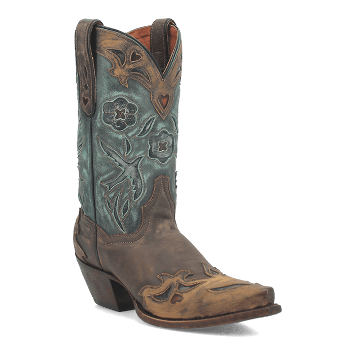 VINTAGE BLUEBIRD LEATHER BOOT