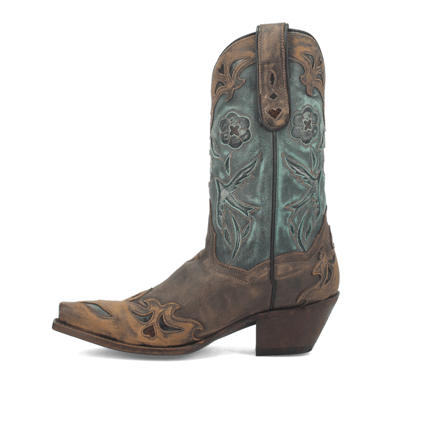 VINTAGE BLUEBIRD LEATHER BOOT