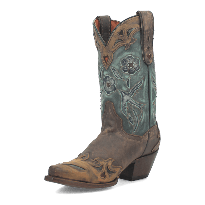 VINTAGE BLUEBIRD LEATHER BOOT