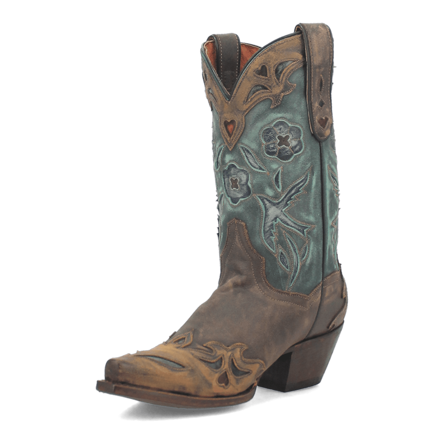 VINTAGE BLUEBIRD LEATHER BOOT