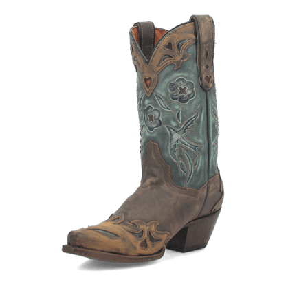 VINTAGE BLUEBIRD LEATHER BOOT