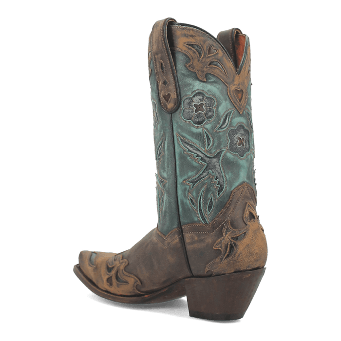 VINTAGE BLUEBIRD LEATHER BOOT