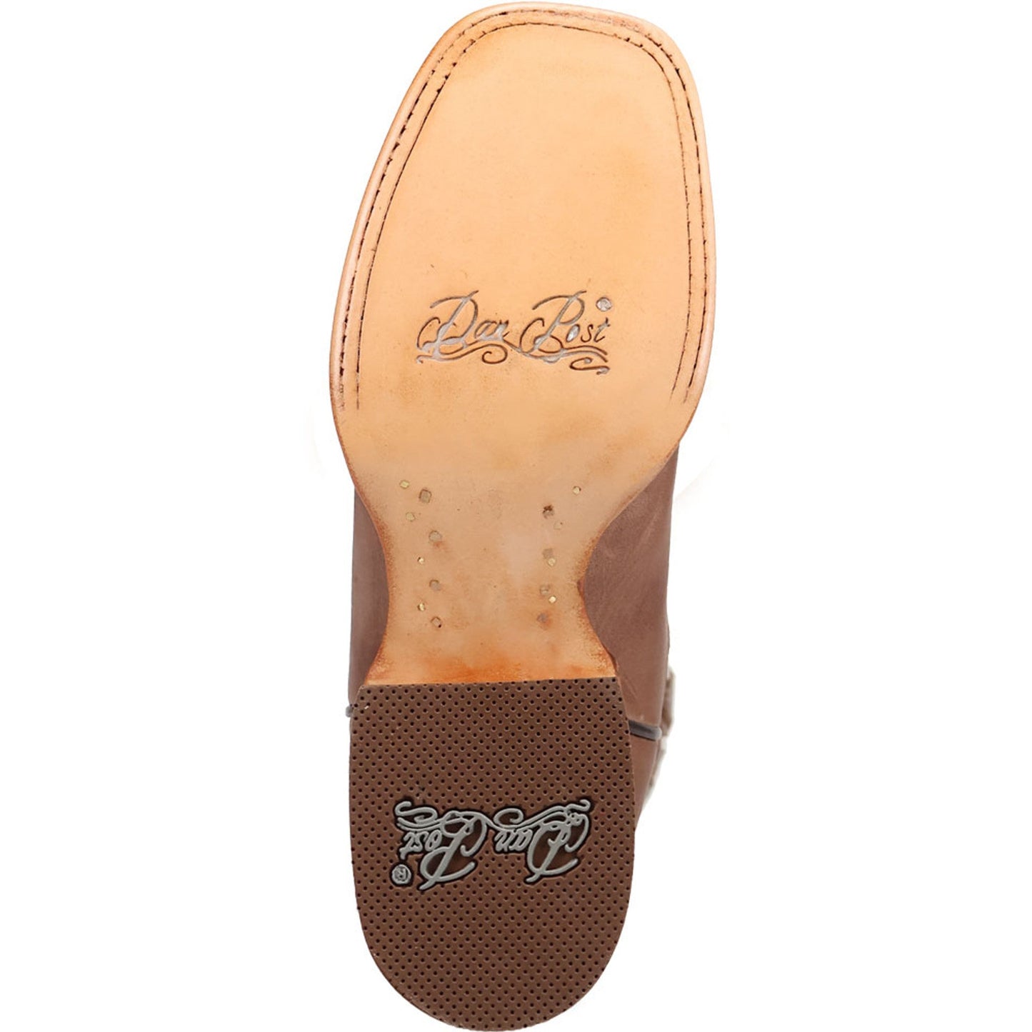 Dan Post Lacey Womens Tan Leather Square Square Toe Western Cowboy Boot