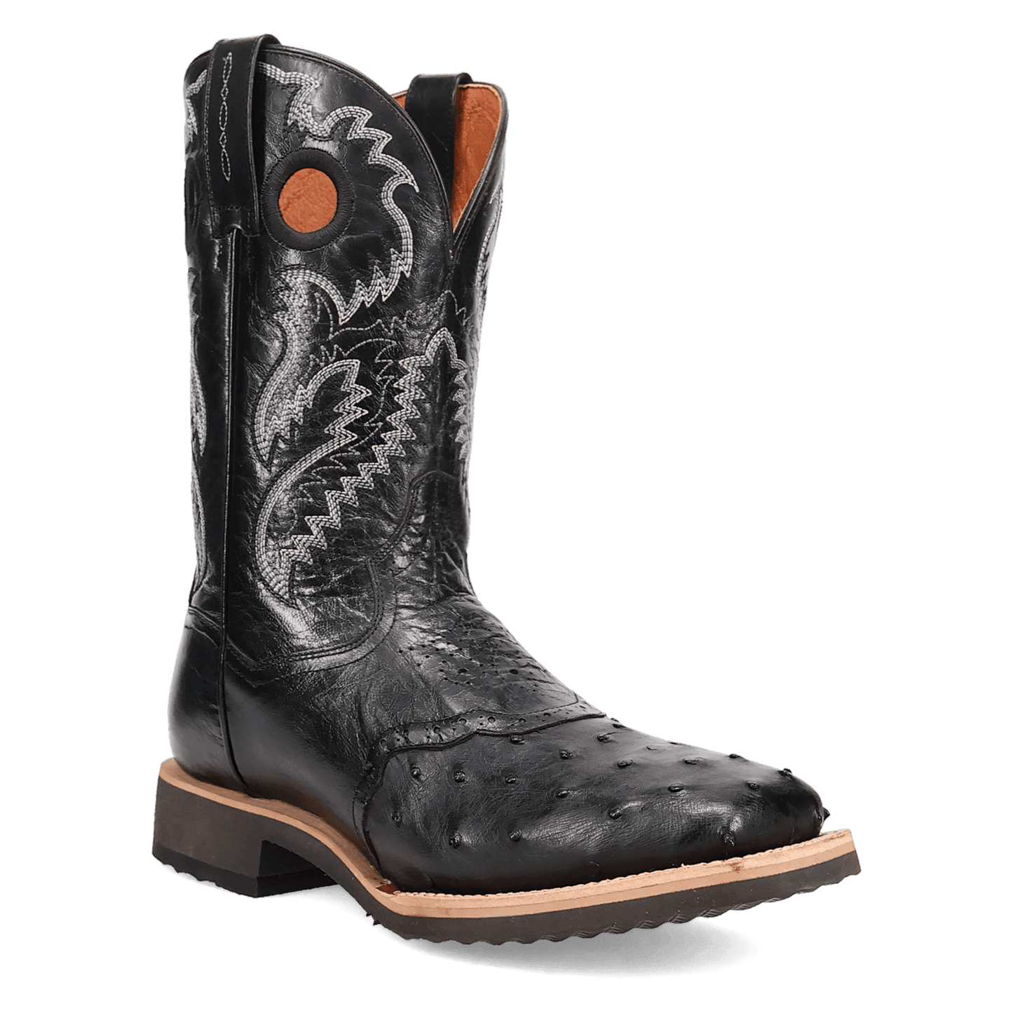 MARTEL FULL QUILL OSTRICH BOOT