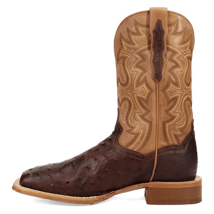 DRAYDEN FULL QUILL OSTRICH BOOT