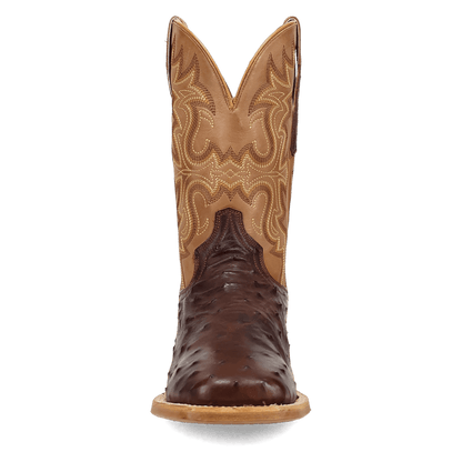 DRAYDEN FULL QUILL OSTRICH BOOT
