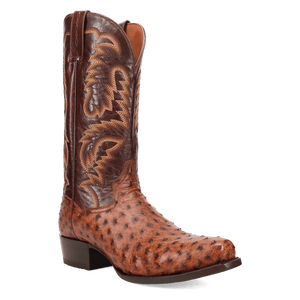 MARCO FULL QUILL OSTRICH BOOT