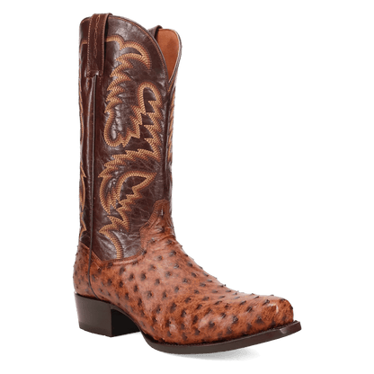 MARCO FULL QUILL OSTRICH BOOT