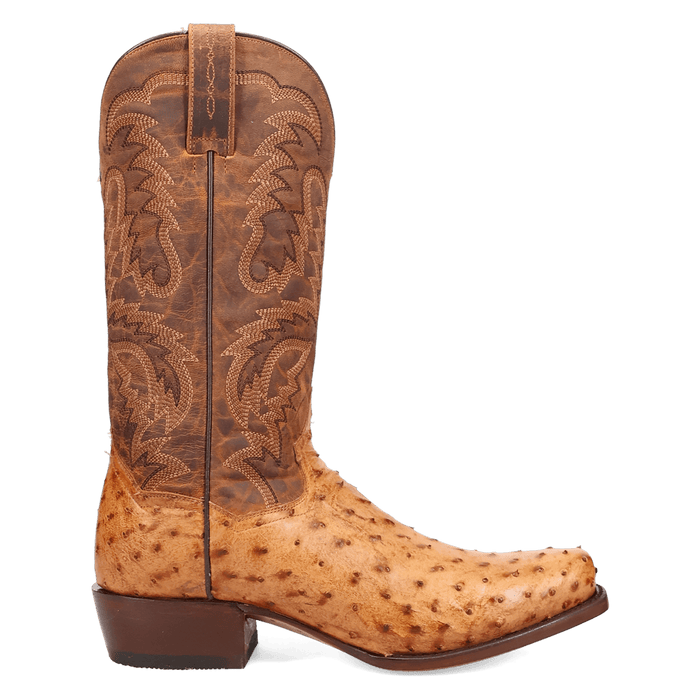 MARCO FULL QUILL OSTRICH BOOT
