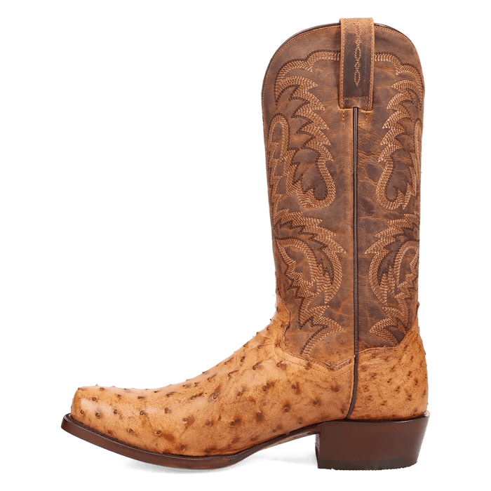 MARCO FULL QUILL OSTRICH BOOT