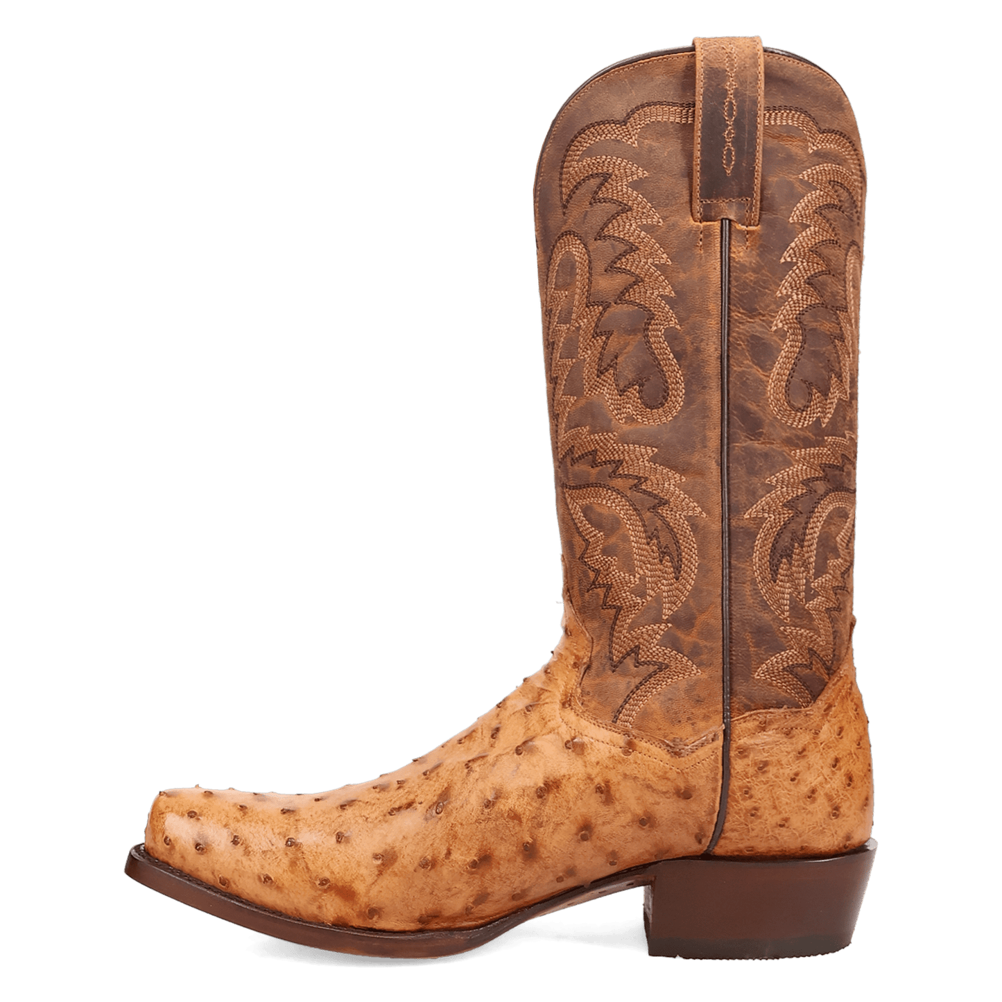 MARCO FULL QUILL OSTRICH BOOT