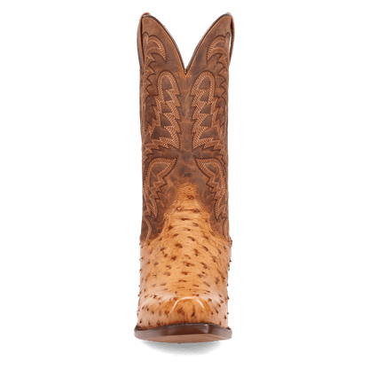 MARCO FULL QUILL OSTRICH BOOT