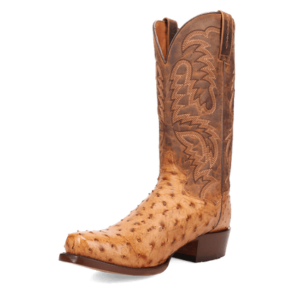 MARCO FULL QUILL OSTRICH BOOT