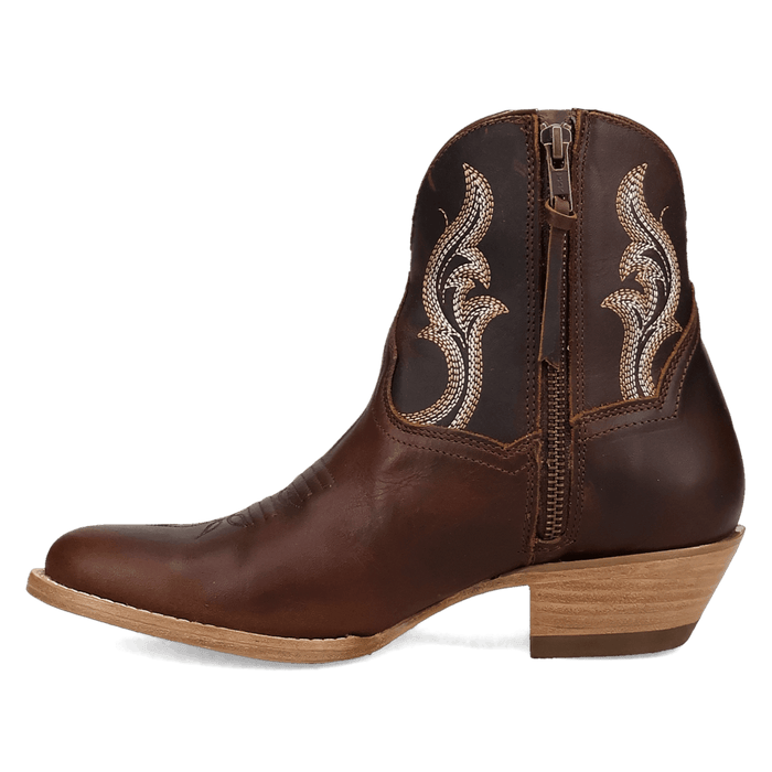 RUSTIC CHARM LEATHER BOOTIE