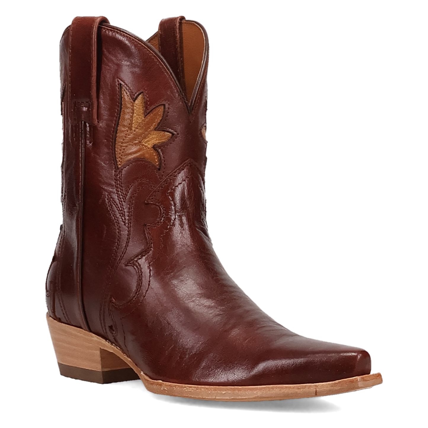 SAFFRON LEATHER BOOTIE
