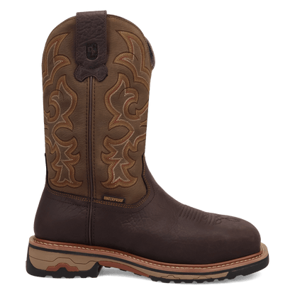 DUSTER WATERPROOF LEATHER STEEL TOE WORK BOOT