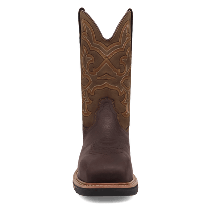 DUSTER WATERPROOF LEATHER STEEL TOE WORK BOOT