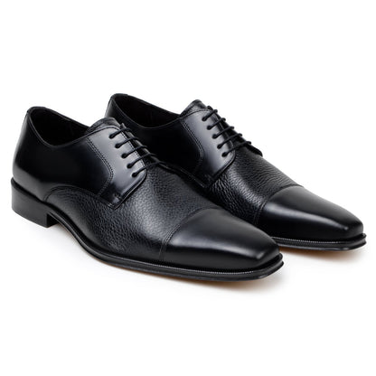 Belvedere Alexander Black Genuine Crocodile Dress Shoe