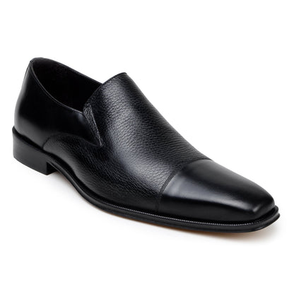 Belvedere Andreo Black Genuine Crocodile Dress Shoe