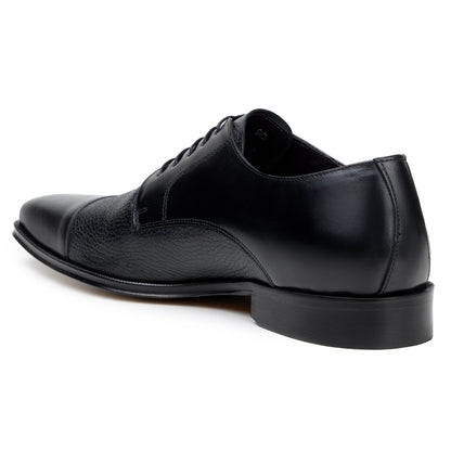 Belvedere Alexander Black Genuine Crocodile Dress Shoe