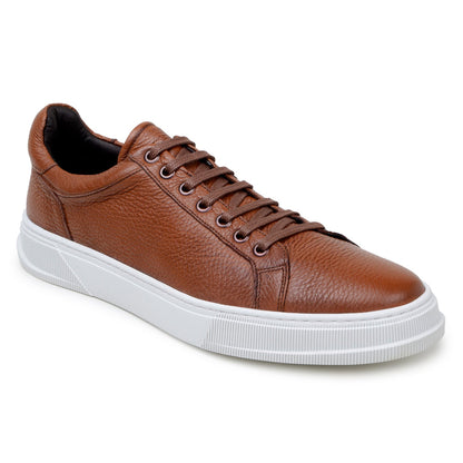 Belvedere Matteo Deerskin Loafer - Antique Tan Leather