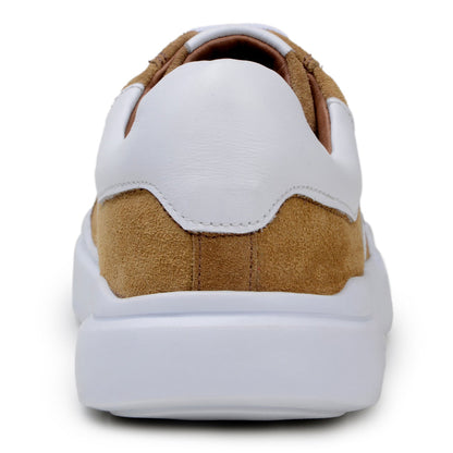 Belvedere Olivier Tan/White Leather Spectator Shoe