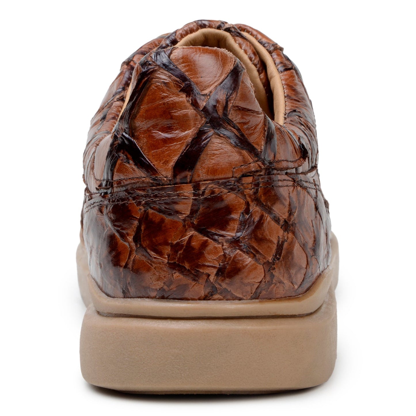 Belvedere Kingstone Almond Antique Alligator Luxury Shoe