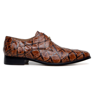 Belvedere Renzo - Antique Almond Alligator Oxford