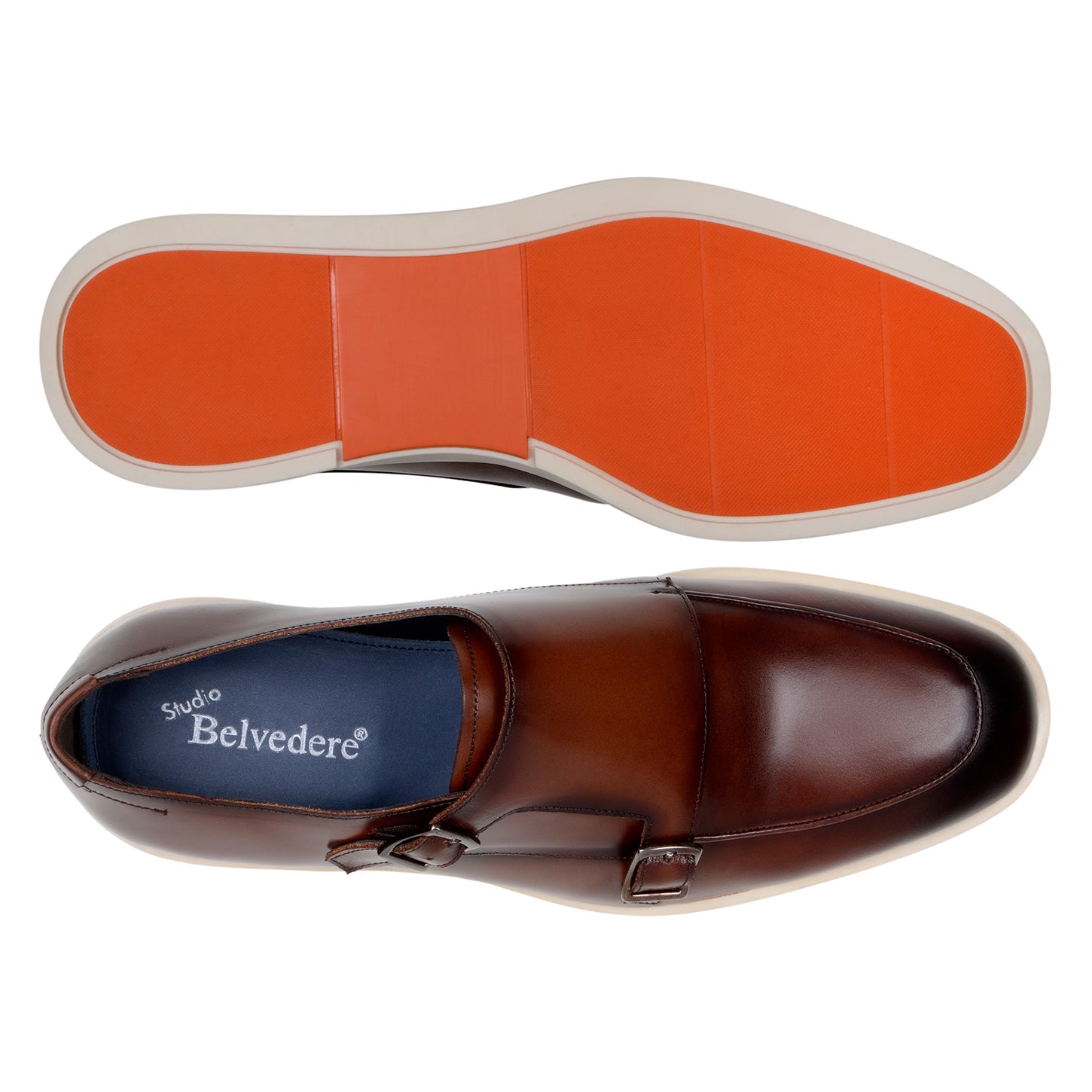 Belvedere Marcio Cognac Alligator Oxford