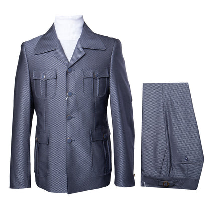 Rossi Man DUKE RM1767 ?? Slim Fit Steel Grey 3-Piece Suit for Men | Elegant Formalwear