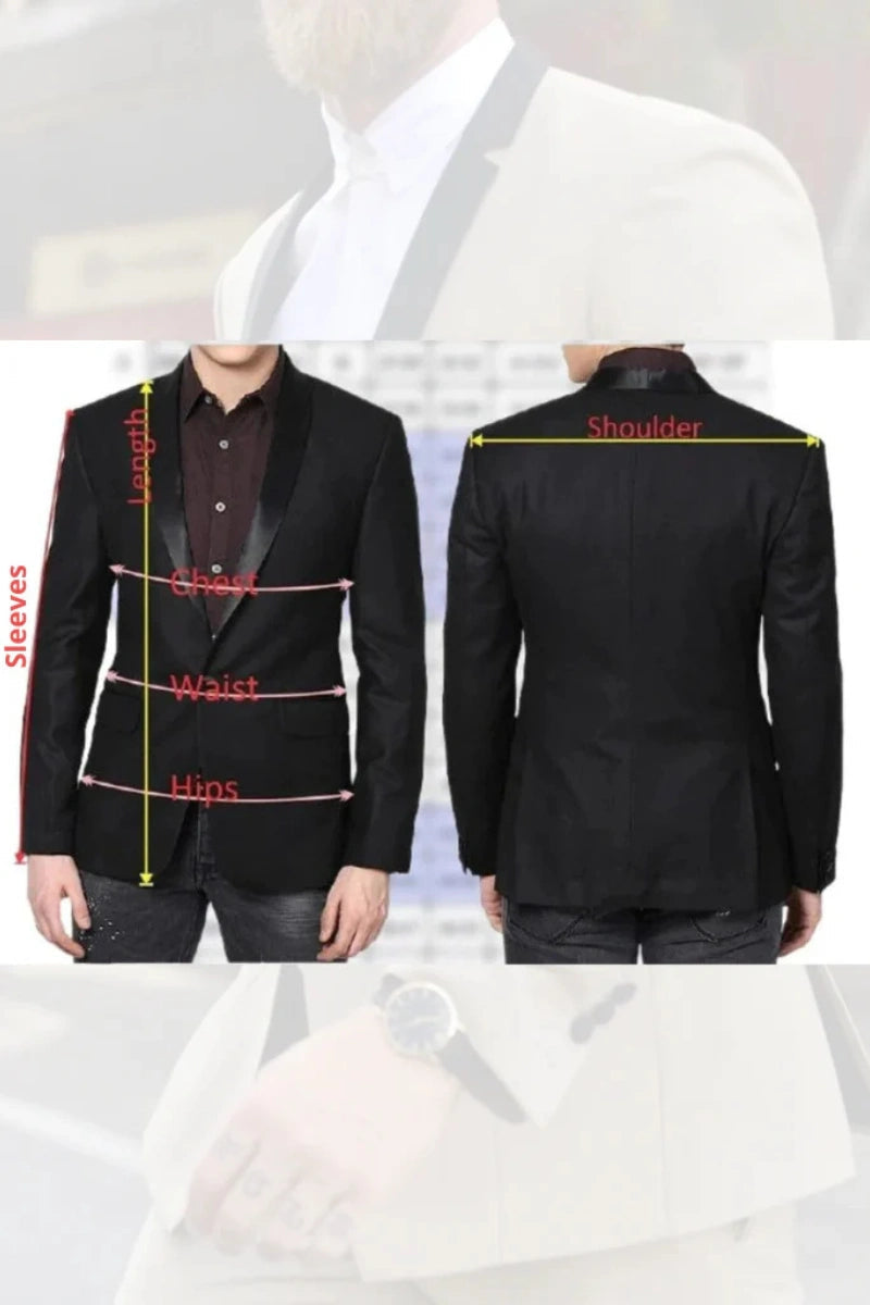 White Tuxedo Suit For Father & Son Perfect For Wedding Events & Parties