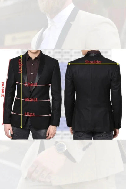 White Tuxedo Suit For Father & Son Perfect For Wedding Events & Parties