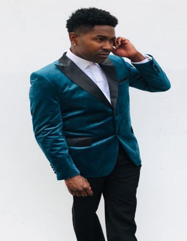 Teal Tuxedo - Teal Prom Suits - Teal Prom Tuxedos Jacket