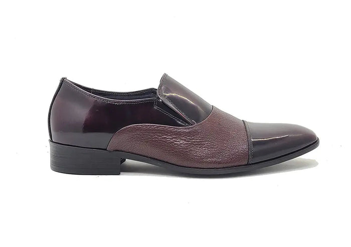 Carrucci Deerskin Patent Leather Loafer
