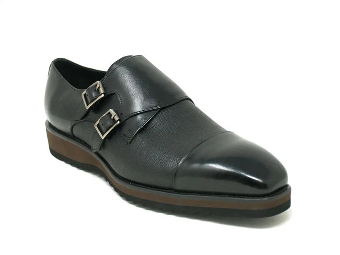 Carrucci Double Monk Burnished Shoes