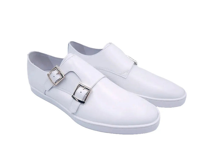 Carrucci Double Monk Strap Leather Sneaker