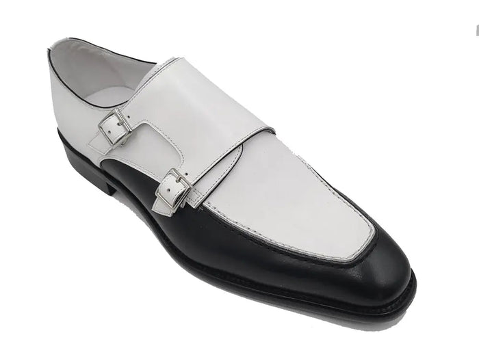 Carrucci Double Monk Strap Two Tone Loafer