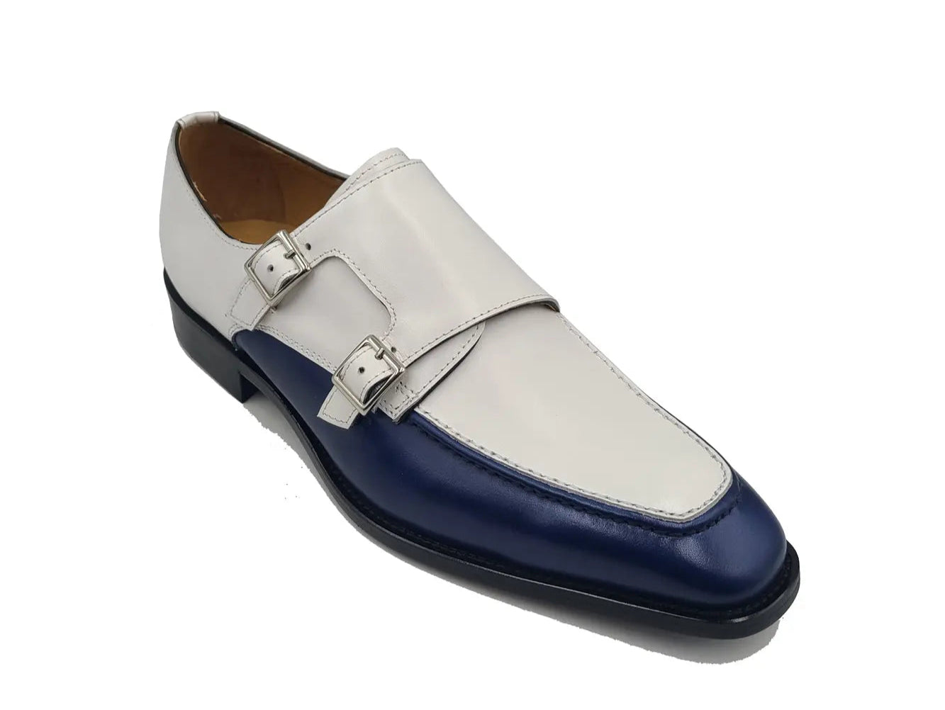 Double Monk Strap Two Tone