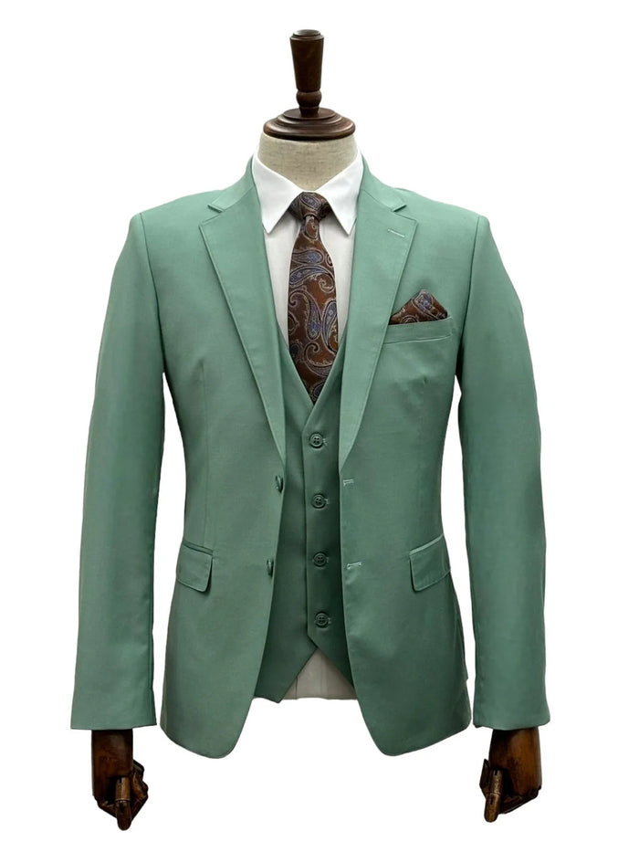 Effetti Suit Designer - 2 button Notch Lapel slim fit EF2N+V-8129 MINT