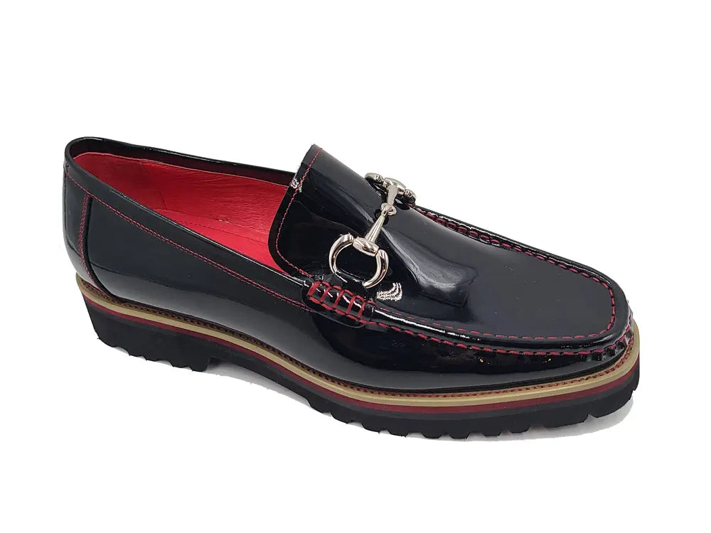 Horse Bit Loafer in Lug Sole