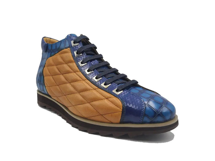 Carrucci Embossed Alligator High Top