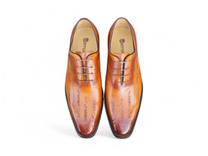 Embossed Wholecut Oxford