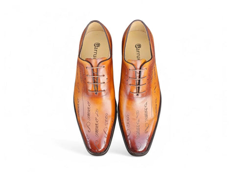 Embossed Wholecut Oxford