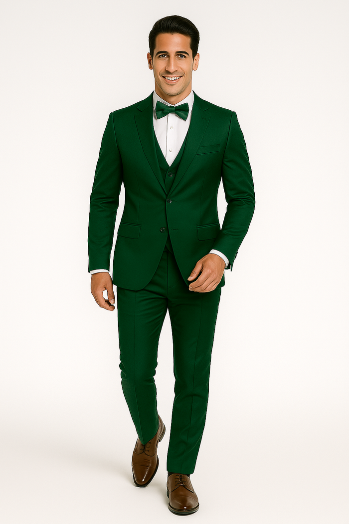 Emerald Green-tuxedo-set-wedding-prom