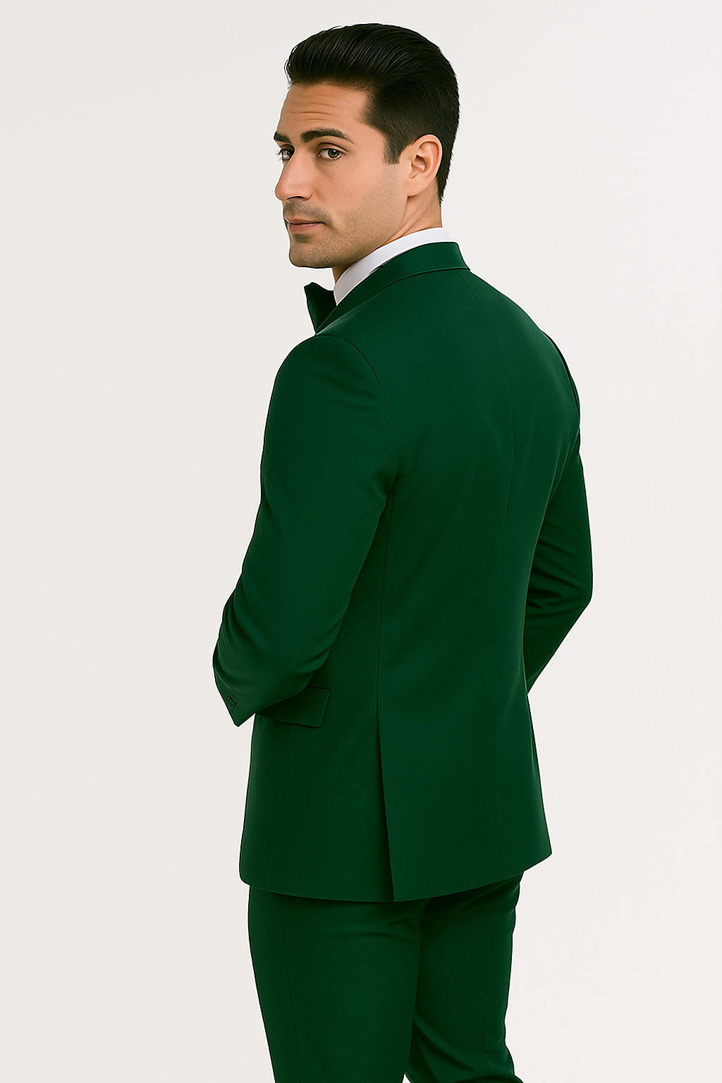 Emerald Green-tuxedo-set-wedding-prom