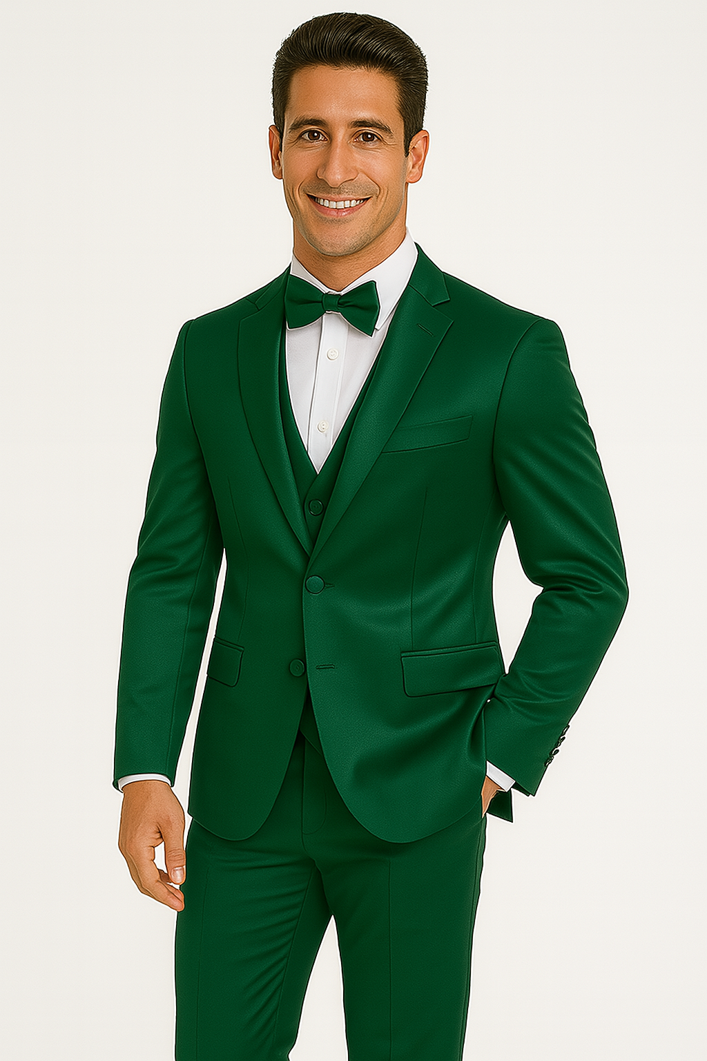 Emerald Green-tuxedo-set-wedding-prom