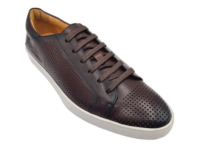 Carrucci Fashion Lace-up Leather Sneaker