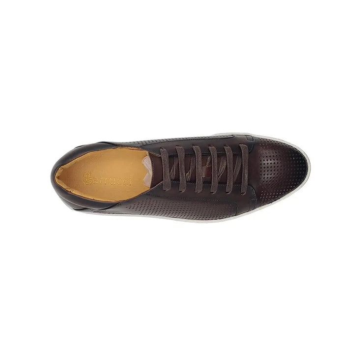Carrucci Fashion Lace-up Leather Sneaker