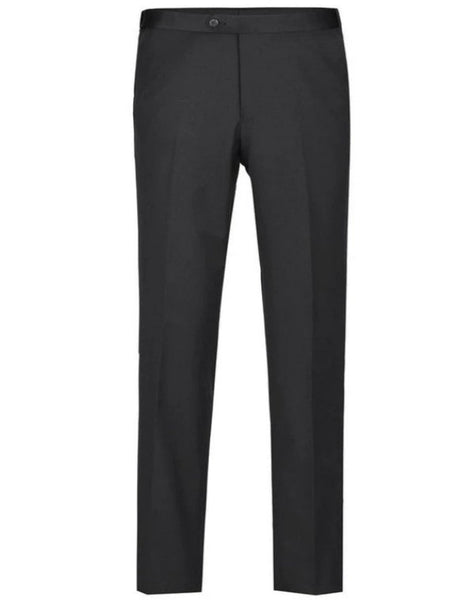 2 Button White Suit Jacket & Pants With Black Trim Lapel Fashion Tuxedo For Men main image 0